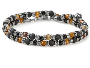 BRACCIALE UOMO MARIA CRISTINA STERLING COLLEZIONE SNAKE G2880