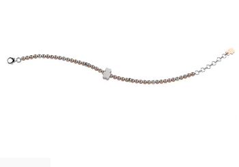 BRACCIALE NANAN ARGENTO BIMBO/BIMBA NAN0198
