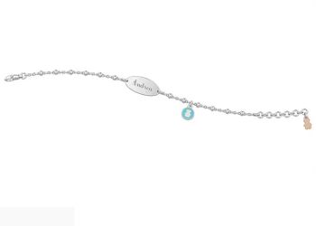 BRACCIALE NANAN ARGENTO BIMBO NAN0063