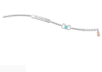BRACCIALE NANAN ARGENTO BIMBO NAN0069