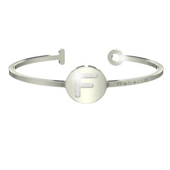 BRACCIALE REBECCA WORD GLAM INIZIALE F BWGBBF56