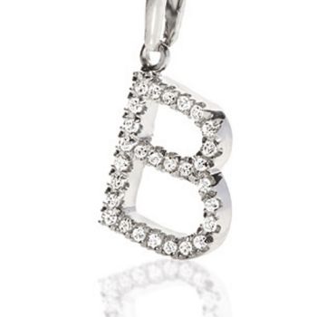 CIONDOLO AMBROSIA ORO LETTERA B ACZ 039