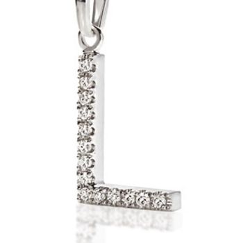 CIONDOLO AMBROSIA ORO LETTERA L ACZ 049