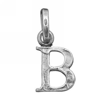 CIONDOLO RASPINI ARGENTO LETTERE COLLECTION B 7801