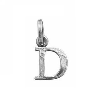 CIONDOLO RASPINI ARGENTO LETTERE COLLECTION D 7803