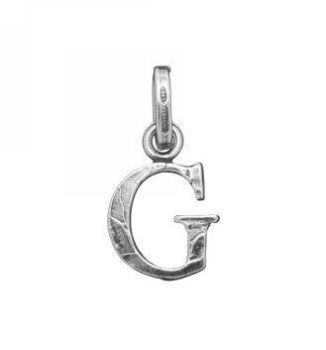 CIONDOLO RASPINI ARGENTO LETTERE COLLECTION G 7806