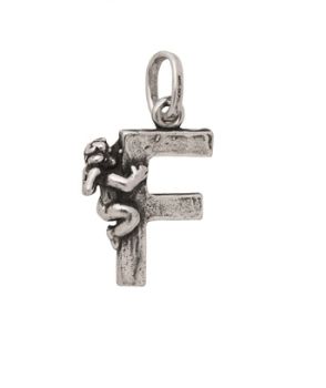 CIONDOLO RASPINI ARGENTO LETTERE COLLECTION F 6070