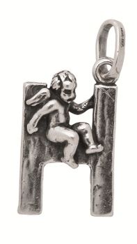 CIONDOLO RASPINI ARGENTO LETTERE COLLECTION H 6072