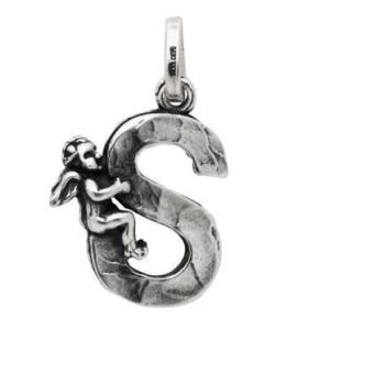 CIONDOLO RASPINI ARGENTO LETTERE COLLECTION INIZIALE S 6081