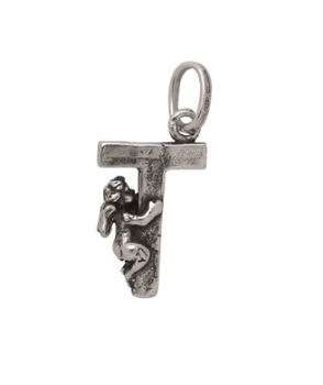 CIONDOLO RASPINI ARGENTO LETTERE COLLECTION T 6082