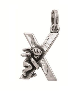 CIONDOLO RASPINI ARGENTO LETTERE COLLECTION X 6090