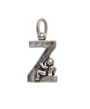 CIONDOLO RASPINI ARGENTO LETTERE COLLECTION Z 6085