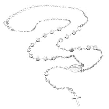 COLLANA ARGENTO ROSARIO CLL1011