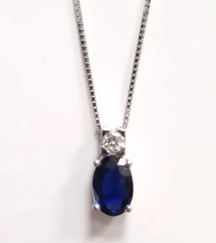 COLLANA CON ZAFFIRO DAVITE & DELUCCHI CLN011396ZF