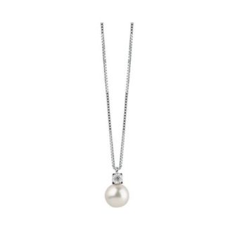 COLLANA BLISS PERLA E DIAMANTE COLLEZIONE PARADISE 20092961