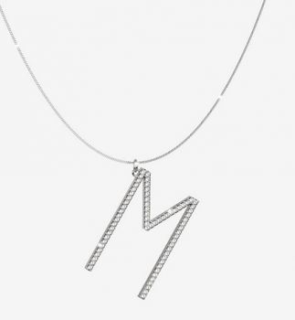 COLLANA REBECCA CON LETTERA M MY WORLD SILVER COLLECTION SWAKAM63