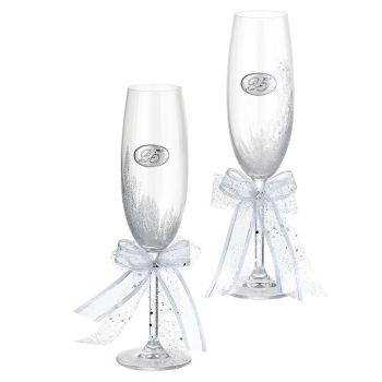 FLUTES ACCA NOZZE ARGENTO 25MO V.309C/25