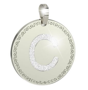 CIONDOLO REBECCA WORD GLAM INIZIALE C BWGPBC03