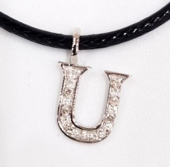 CIONDOLO LETTERA U DONNA ORO COLLEZIONE LUCE DHCU7178.004