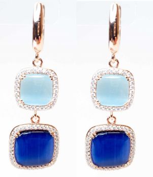 ORECCHINI MADI' COLLEZIONE LAGUNA CELESTE E BLU