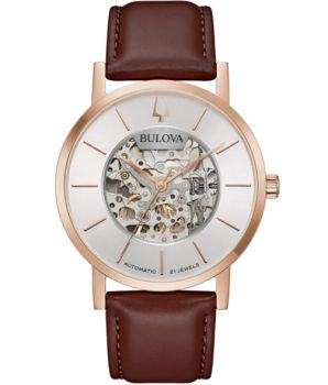OROLOGIO BULOVA UOMO COLLEZIONE CLIPPER SKELETHON 97A172