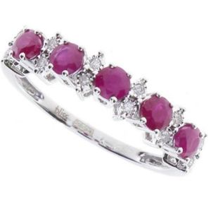 ANELLO BLISS CON RUBINI COLLEZIONE RUGIADA 20091475