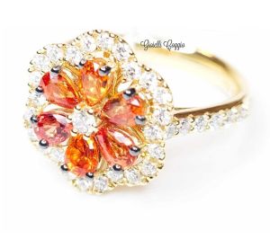 ANELLO DAVITE & DELUCCHI FIORE