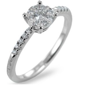 ANELLO SOLITARIO SALVINI COLLEZIONE DAPHNE 20049699