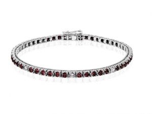 Bracciale DonnaOro Tennis Rubini e Diamanti DFBR9056.017