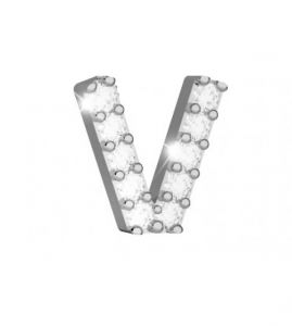ELEMENTO REBECCA MY NAME COLLECTION LETTERA V SWDPAV22