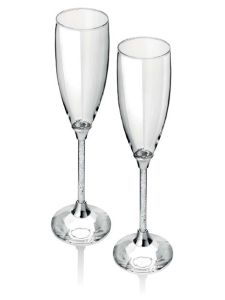 FLUTES OTTAVIANI CRISTALLO DIAMONDS COLLECTION 77049