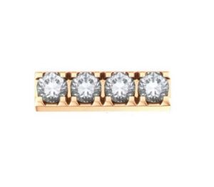 ELEMENTO DONNAORO ELEMENTS LUCCIOLE ORO ROSA CON DIAMANTI DCHF4125.004