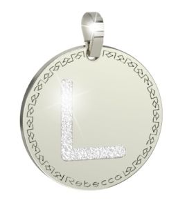 CIONDOLO REBECCA WORD GLAM INIZIALE L BWGPBL12