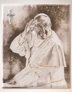 QUADRO ACCA PAPA FRANCESCO BL 17